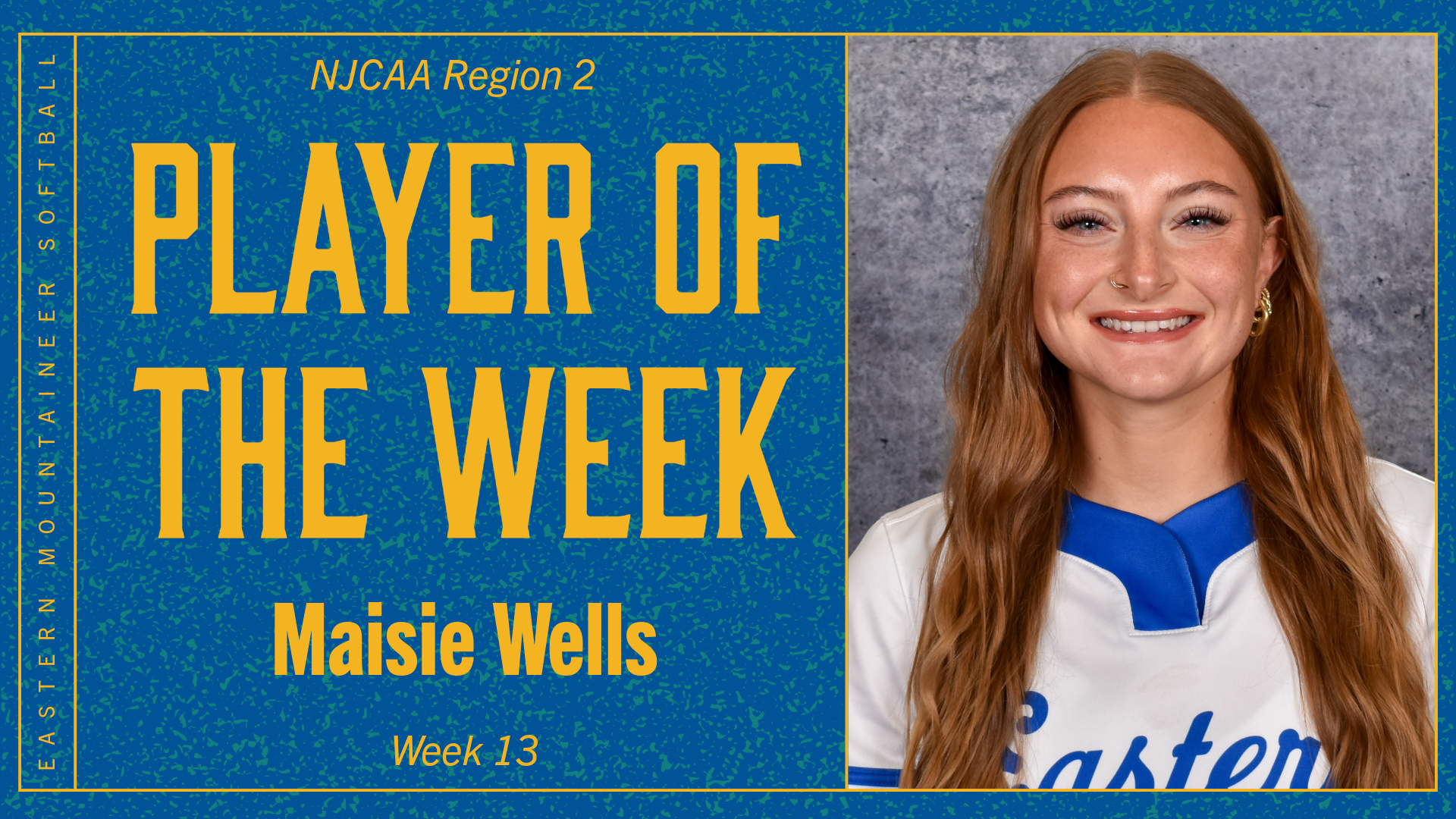 Maisie Wells Earns NJCAA Region 2 Player of the Week Honors